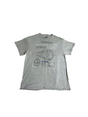Corellian Millennium Falcon Graphic Tee - Grey